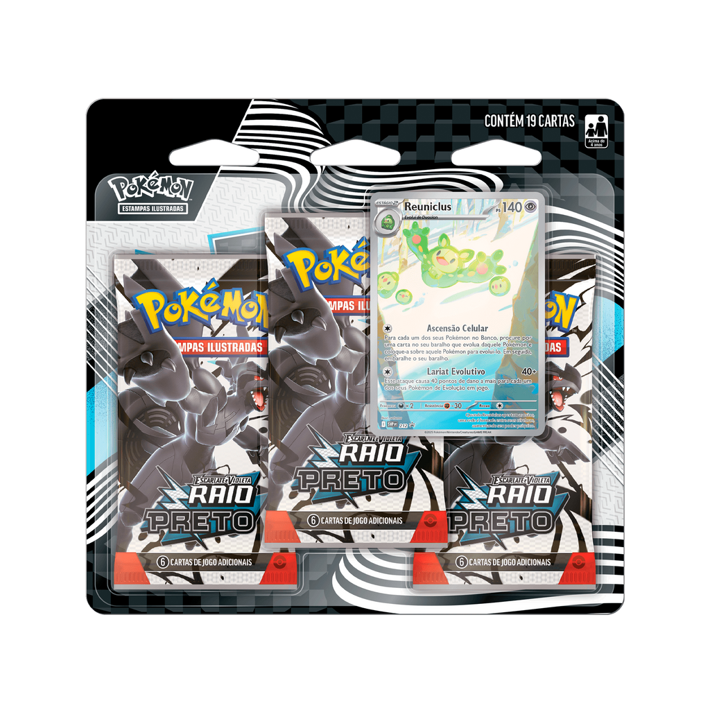 Blister Triplo EV10.5 - Raio Preto e Fogo Branco