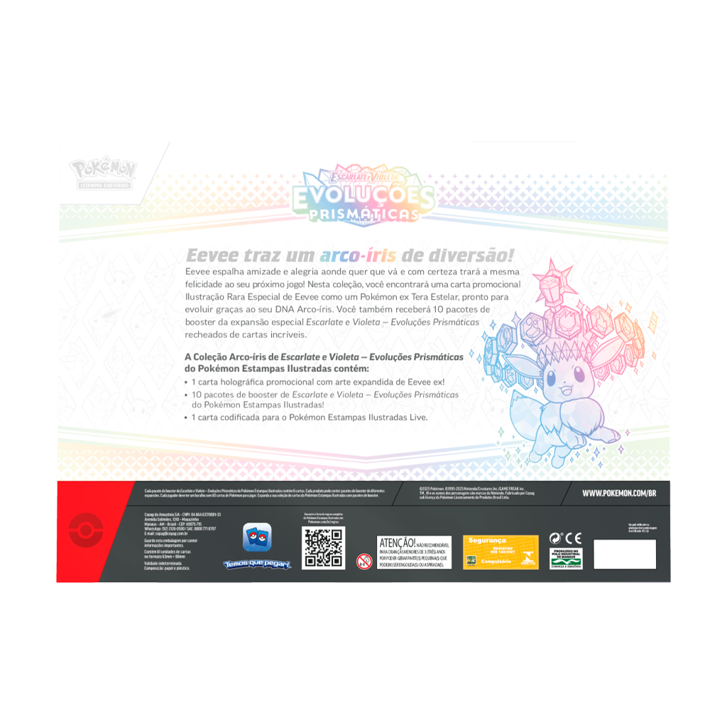 Box Coleção Arco Iris Ev8.5 - Evoluções Prismáticas