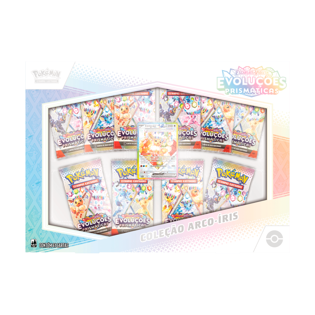 Box Coleção Arco Iris Ev8.5 - Evoluções Prismáticas