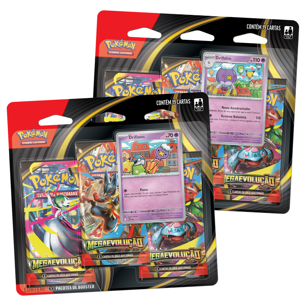Blister Triplo ME01 - Mega Evolução