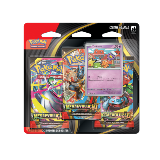 Blister Triplo ME01 - Mega Evolução
