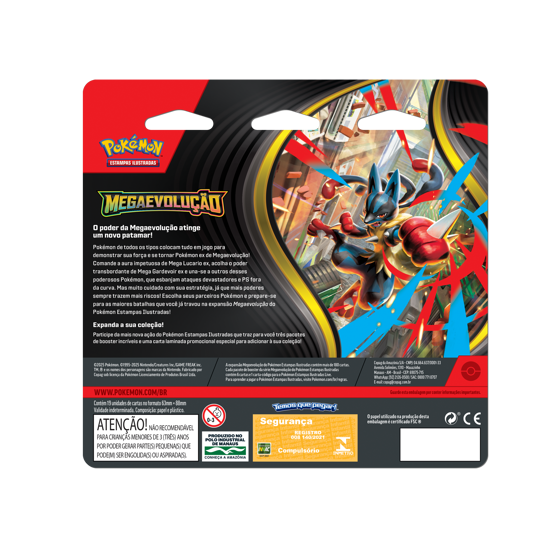 Blister Triplo ME01 - Mega Evolução