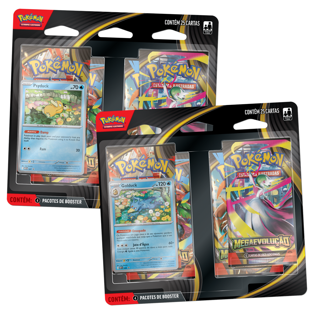 Blister Quádruplo  ME01 - Mega Evolução