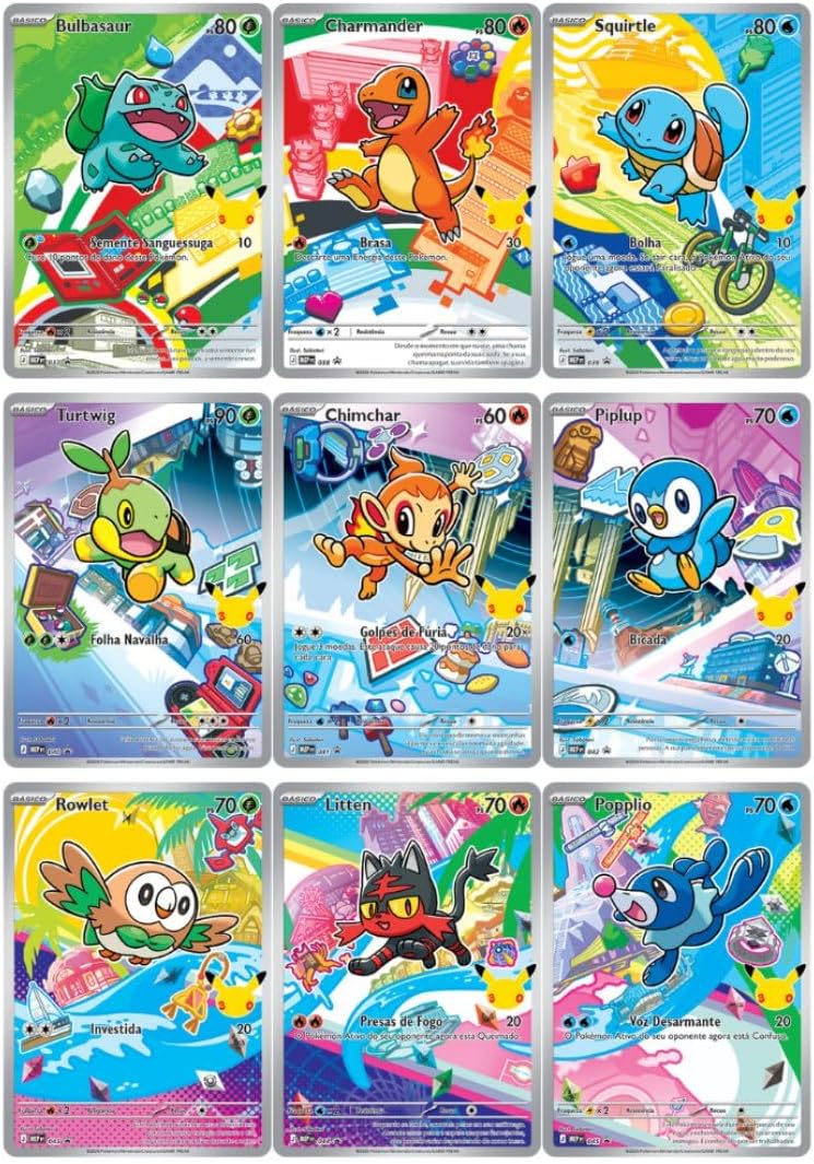 Box Pokémon Coleção Ilustração Parceiro Inicial - Series 1