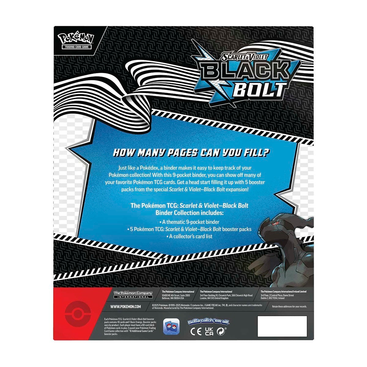 Binder Collection - Black Bolt Inglês