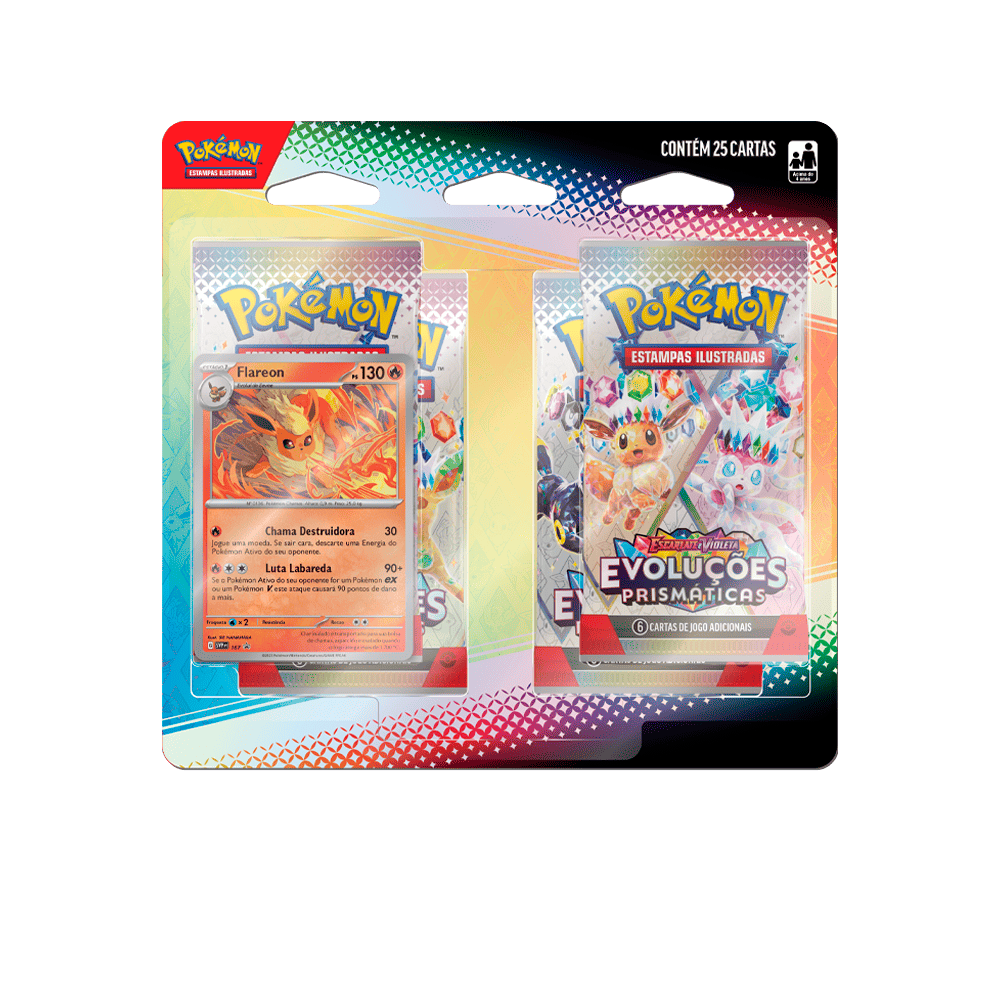 Blister Quádruplo EV8.5 - Evoluções Prismáticas
