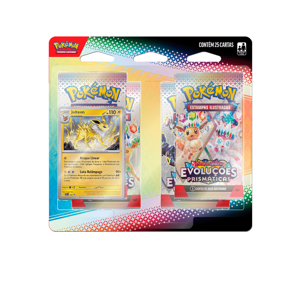 Blister Quádruplo EV8.5 - Evoluções Prismáticas